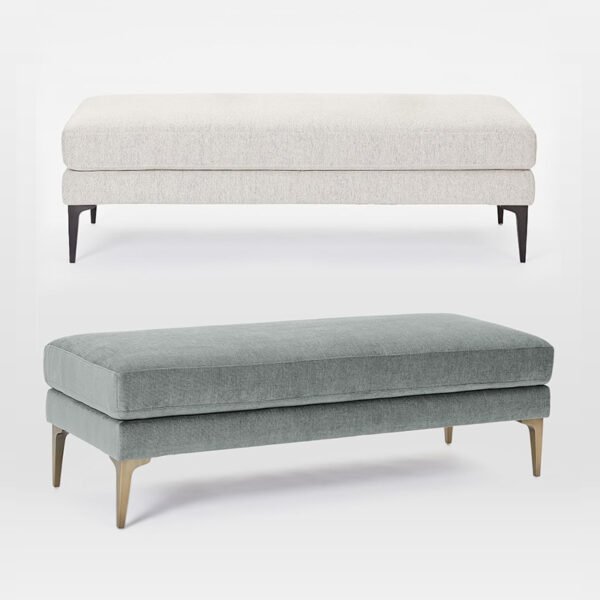 Light luxury modern bedside bench bedroom bed bedside cloakroom multifunctional bedside storage storage clothing storage bench - 图片 2
