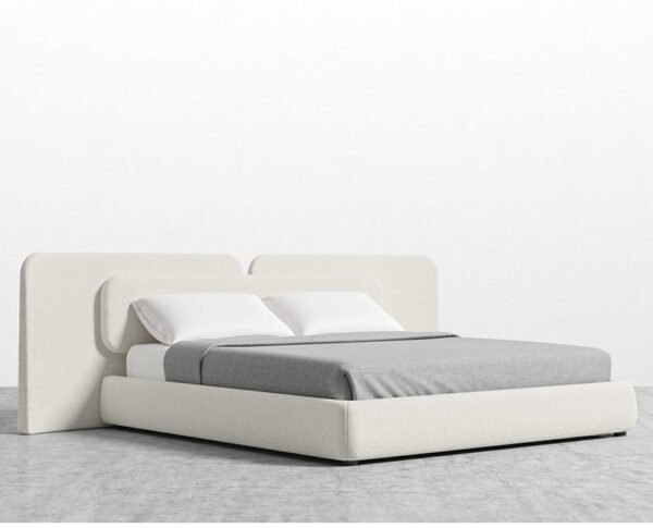 BED-0003, Luxury hotel king size bed, Grandiose headboard & Sturdy comfortable frame - 图片 4
