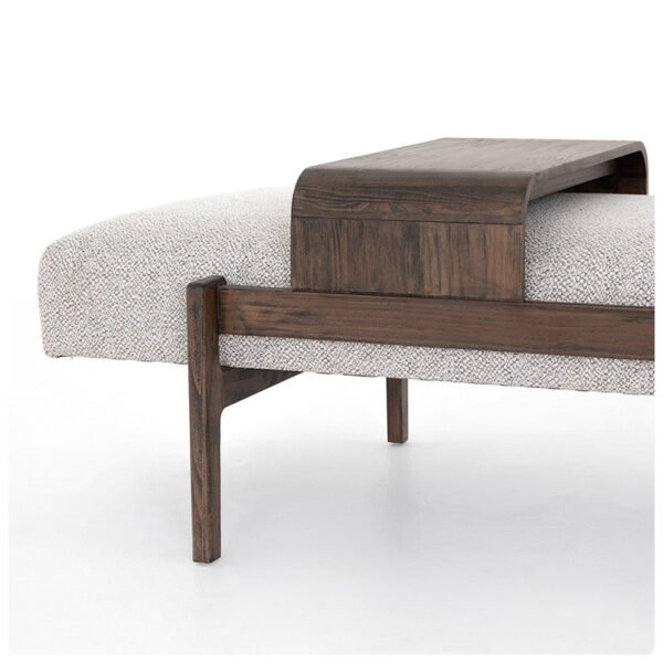 Post-modern simple chaise longue Italian light luxury minimalist leather sofa living room beauty couch leisure long bed end - 图片 3