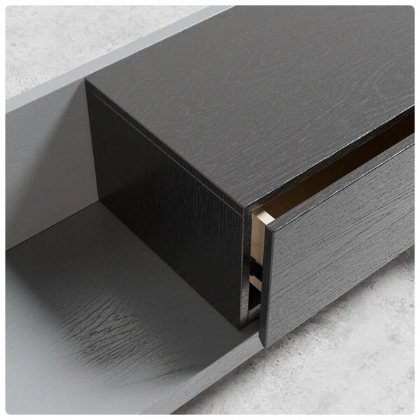 TV cabinet modern light luxury home 2025 new floor cabinet small apartment living room simple floor TV cabinet - 图片 3
