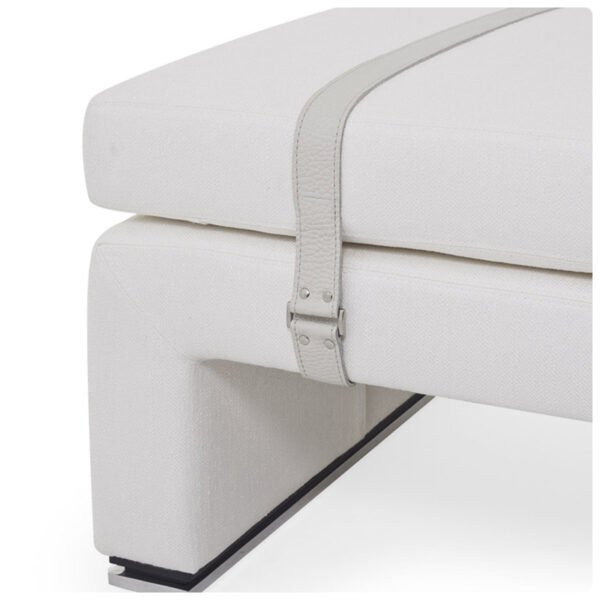 Nordic shoe bench shoe bench living room sofa soft pack light luxury bed end bench bedroom long bench net red cloakroom bench - 图片 3
