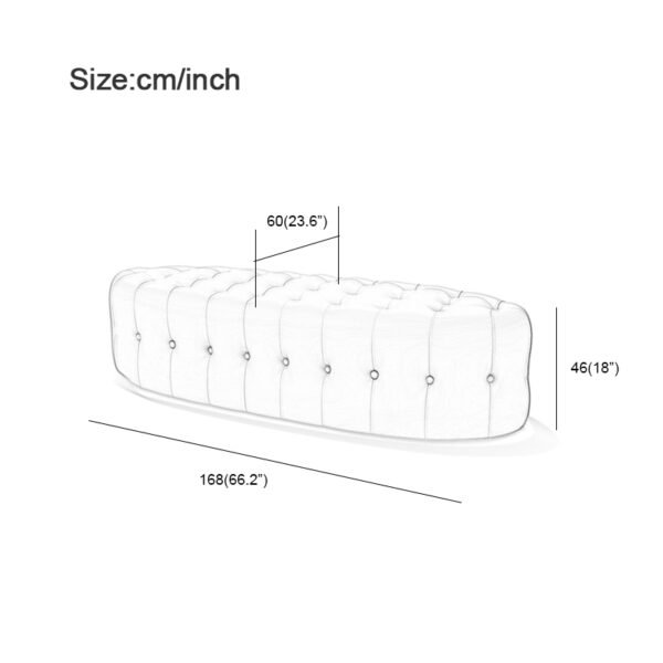 Light luxury long sofa shoe bench clothing store log dressing bedroom foot pedal changing stool try on shoe bench bed end stool - 图片 3