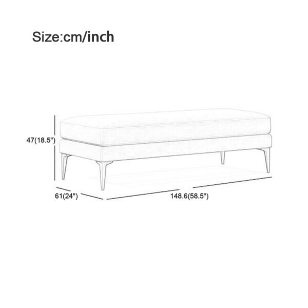 Light luxury modern bedside bench bedroom bed bedside cloakroom multifunctional bedside storage storage clothing storage bench - 图片 3