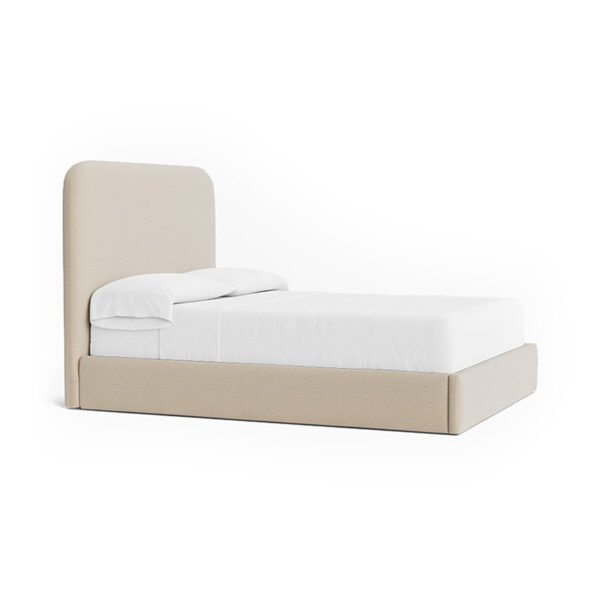 Cream style solid wood bedside table simple modern minimalist Italian style small bedroom home floor bedside cabinet complete set - 图片 4