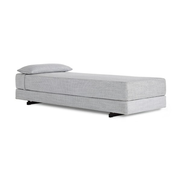 Minimalist fabric sofa small apartment Nordic modern simple single three four person living room straight folding sofa - 图片 6