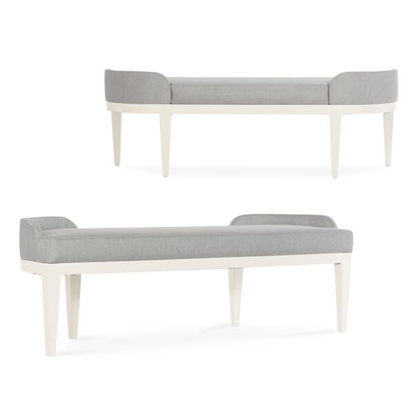 Solid wood bench simple modern home dining table stool Nordic restaurant long stool bedroom bed end stool shoe bench - 图片 3