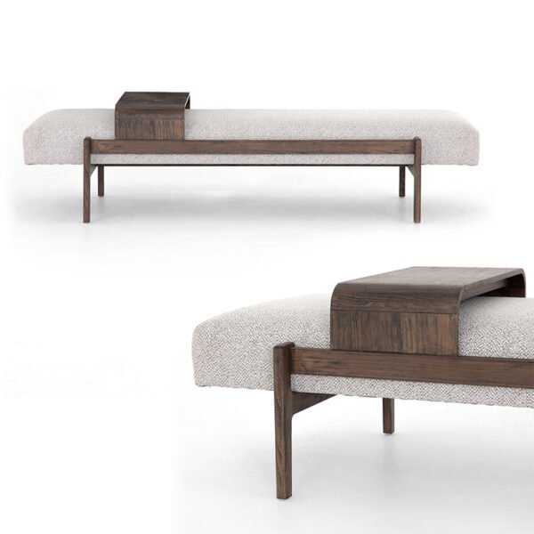 Post-modern simple chaise longue Italian light luxury minimalist leather sofa living room beauty couch leisure long bed end - 图片 6
