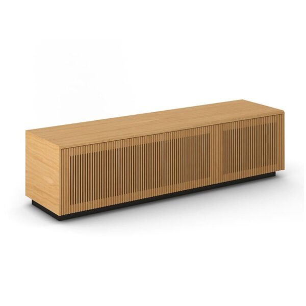 Solid wood TV cabinet living room floor rock slab light luxury TV cabinet home high cabinet rock slab integrated whole house furniture cabinet - 图片 5
