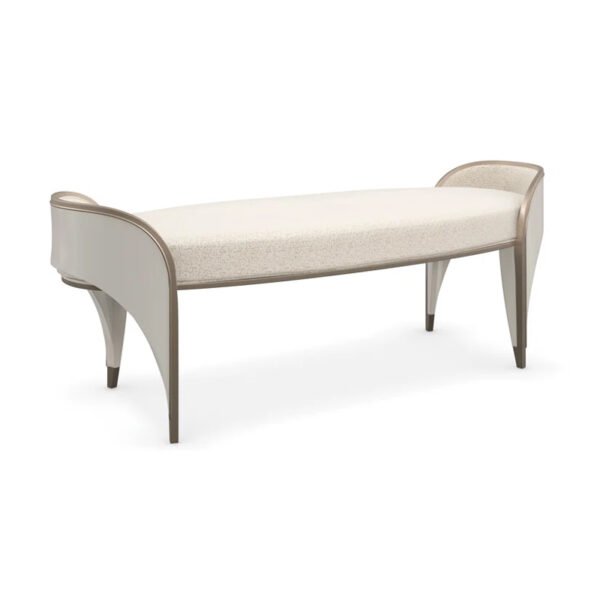Italian light luxury bed end stool home living room shoe bench low stool modern stainless steel metal bench bedroom bedside stool - 图片 5