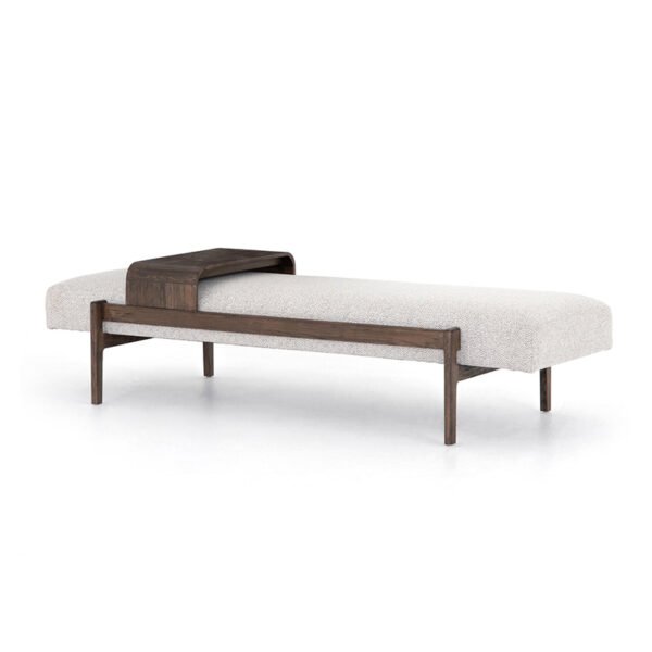 Post-modern simple chaise longue Italian light luxury minimalist leather sofa living room beauty couch leisure long bed end - 图片 7