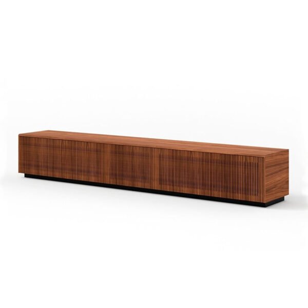 Solid wood TV cabinet living room floor rock slab light luxury TV cabinet home high cabinet rock slab integrated whole house furniture cabinet - 图片 7