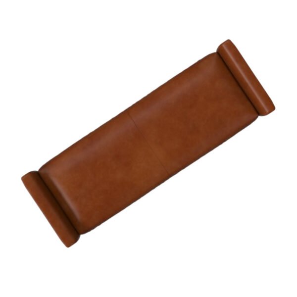 Nordic light luxury bedroom bed end stool bedside stool leather bench bed bedside stool living room small sofa stool solid wood - 图片 6