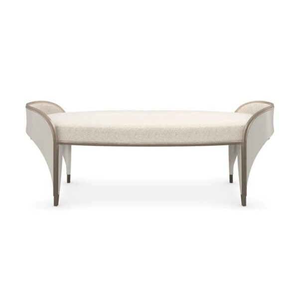 Italian light luxury bed end stool home living room shoe bench low stool modern stainless steel metal bench bedroom bedside stool - 图片 7