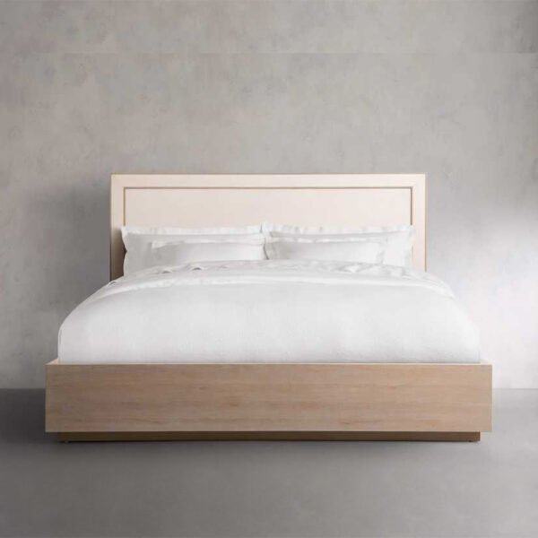 Nordic solid wood bedroom double bed Italian creative designer hotel homestay villa master bedroom net red 1.8m bed - 图片 7