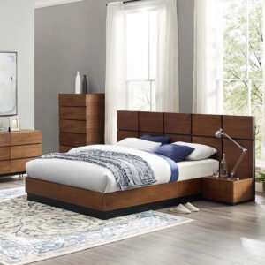 Nordic bed modern simple storage bed Japanese tatami board bed 1.8 meters 1.5 meters double hotel master bedroom bed