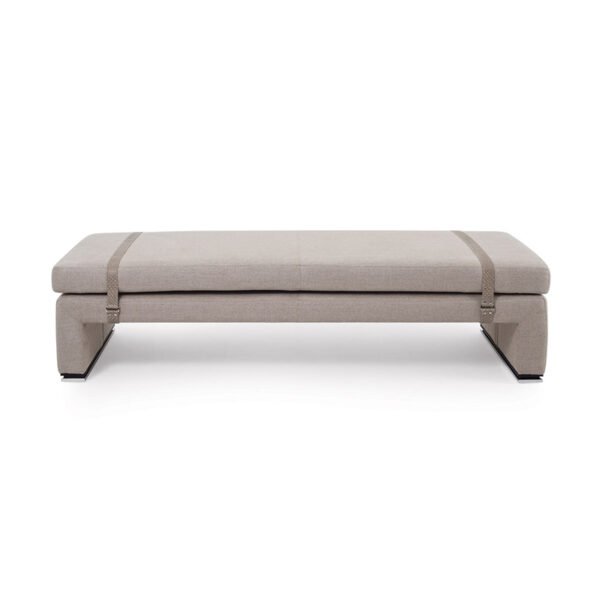 Nordic shoe bench shoe bench living room sofa soft pack light luxury bed end bench bedroom long bench net red cloakroom bench - 图片 9