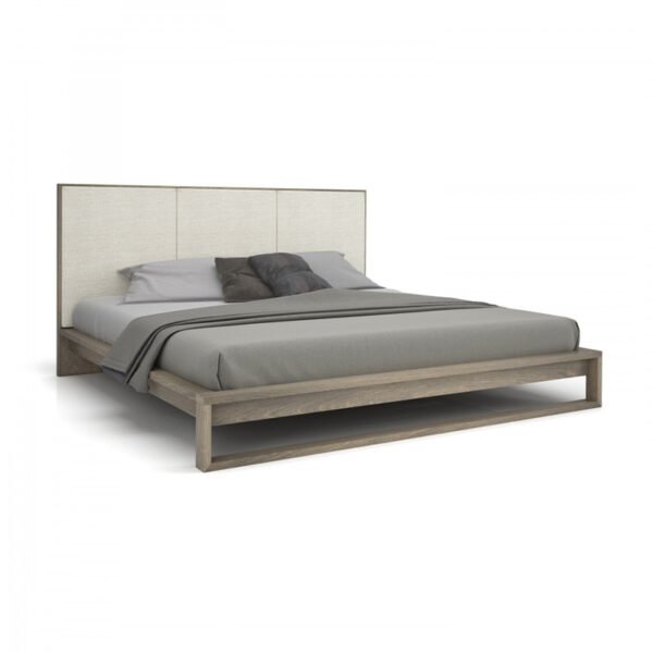 Solid wood bed simple modern 1.5m home double bed tatami 1.2 rental room economical single bed frame - 图片 9