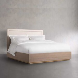 Nordic solid wood bedroom double bed Italian creative designer hotel homestay villa master bedroom net red 1.8m bed