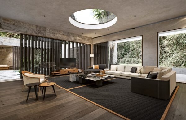 Floor-standing TV cabinet living room home 2025 new small apartment light luxury high-end coffee table TV cabinet combination - 图片 7