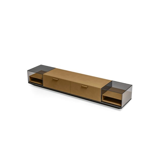 Floor-standing TV cabinet living room home 2025 new small apartment light luxury high-end coffee table TV cabinet combination - 图片 8